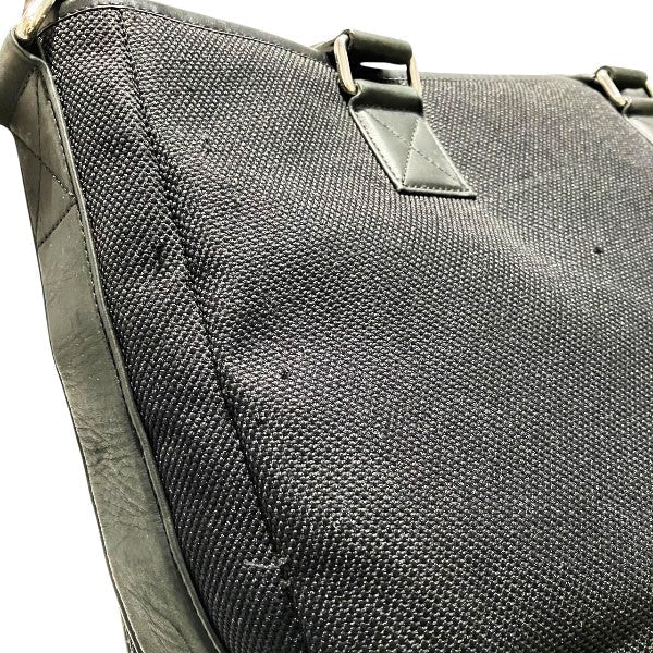 ジョルジオアルマーニ ポリエステルレザー2wayトートバッグ