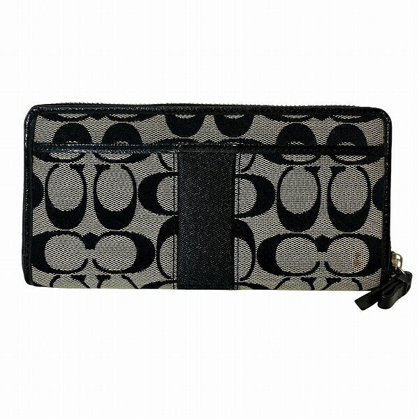 コーチ シグネチャー ストライプ キャンバス 長財布