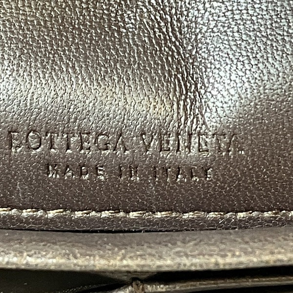 ボッテガ・ヴェネタイントレチャートレザー長財布