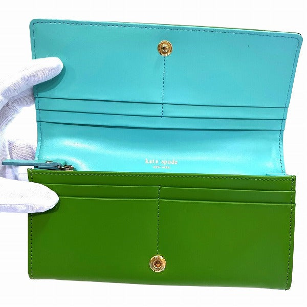ケイト スペード レザー ロング ウォレット