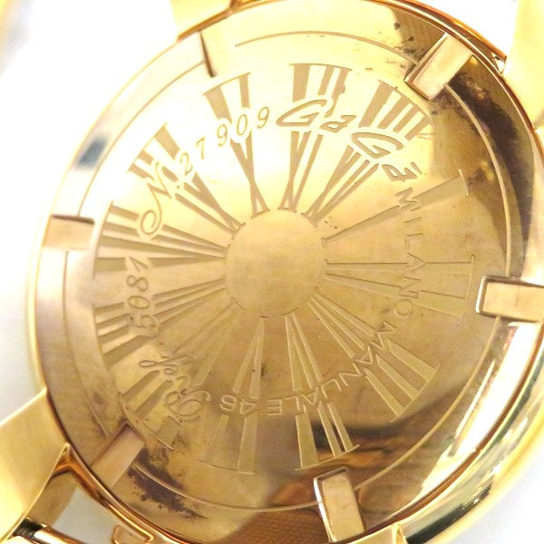 ガガミラノ マヌアーレスリム46 クォーツ腕時計