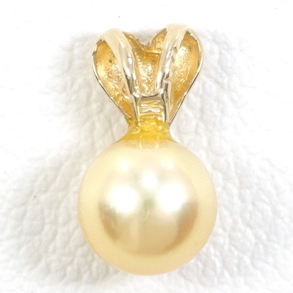 14K イエロー ゴールド パール ペンダント