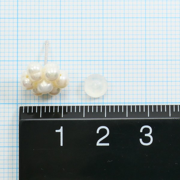 K14ホワイトゴールド パール ピアス