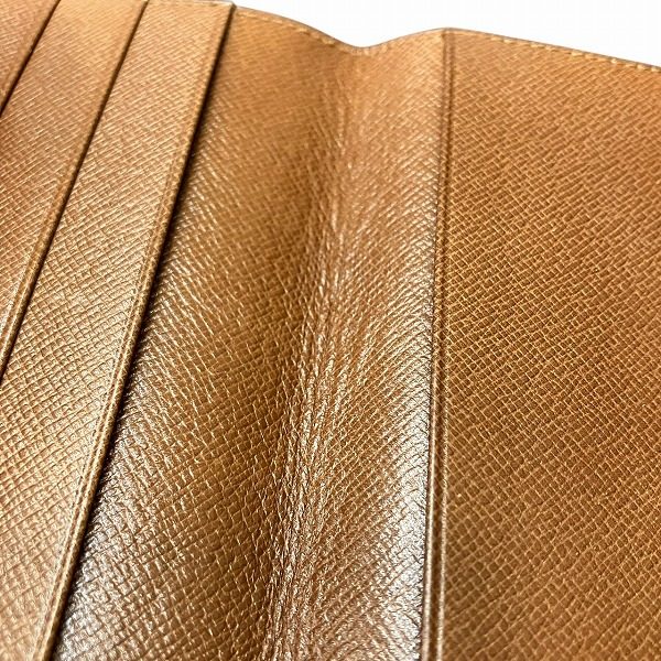 ルイヴィトン ポルトシェキエ ダブル モノグラム 長財布