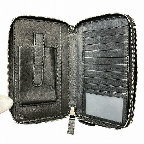 グッチ マイクログッチシマ レザー長財布