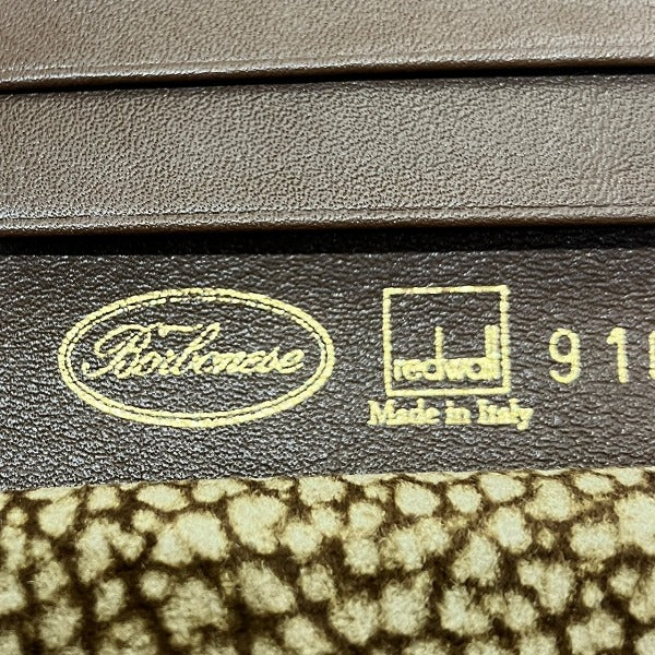 ボルボネーゼ スエードレザー 二つ折り財布