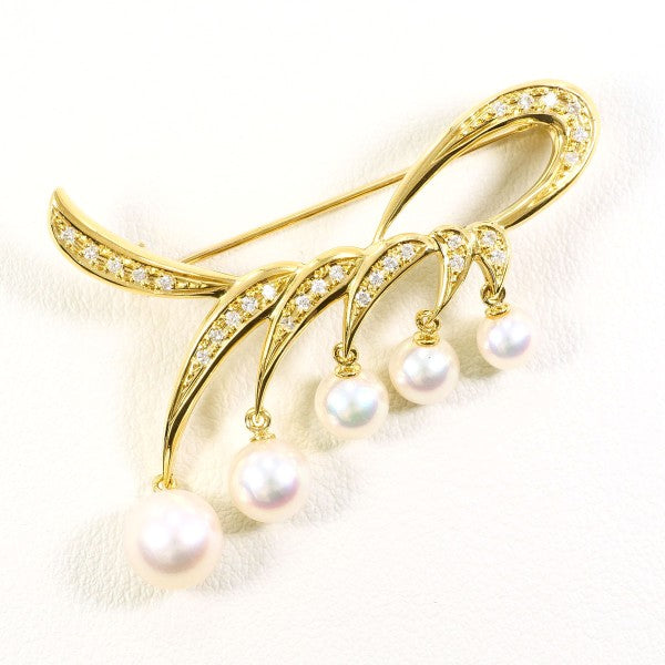 Au750 イエロー ゴールド ブローチ