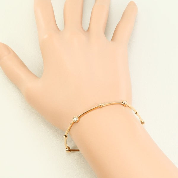 Au750 ピンク ゴールド ダイヤモンド ブレスレット