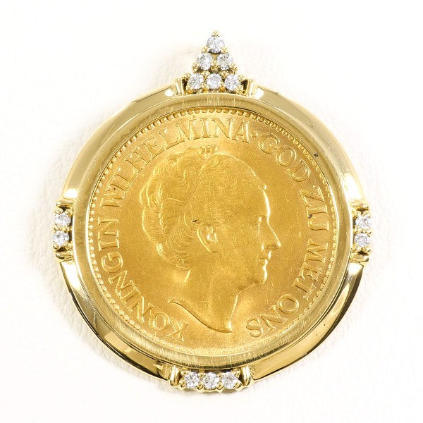 Wilhelmina ゴールド コイン Au900 Au750 ペンダント