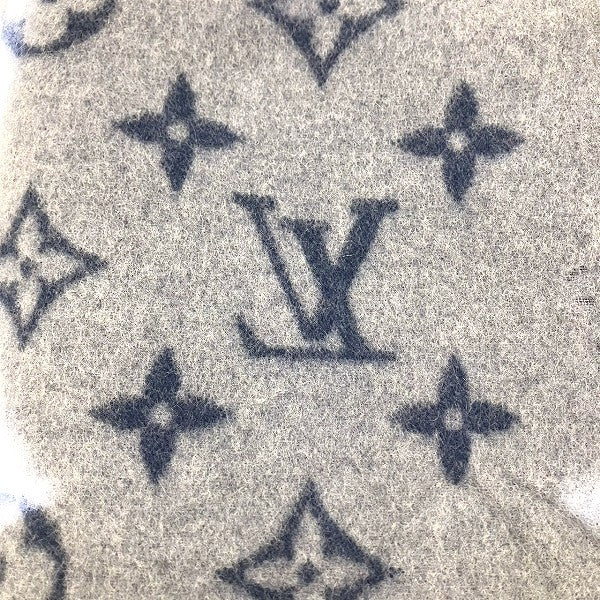 ルイ ヴィトン モノグラム ウール アンゴラ ブランケット