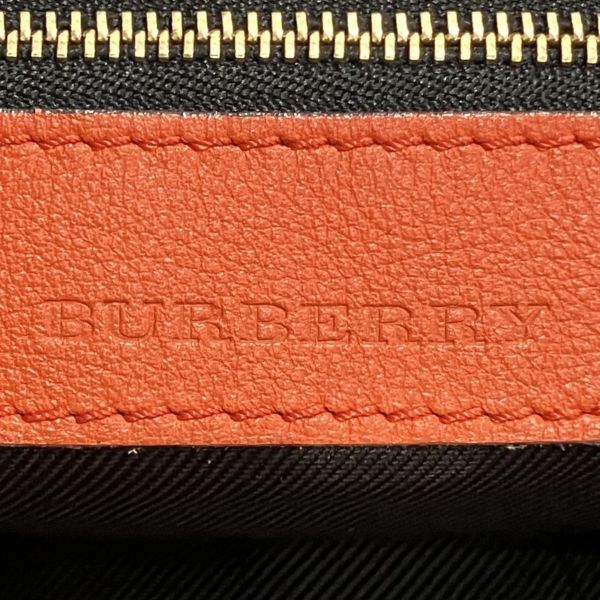 バーバリー ノバ チェック レザー キャンバス トートバッグ