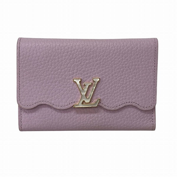 ルイヴィトン ポルトフォイユカプシーヌ コンパクト レザー財布