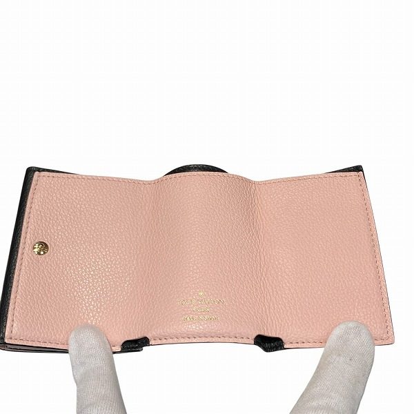 ルイヴィトン ポルトフォイユロックミニ レザー財布