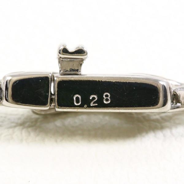 Au750 ホワイト ゴールド ダイヤモンド ブレスレット