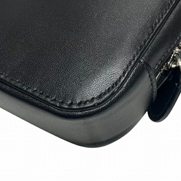 バレンシアガ CASH ZIP PHONE HOLDER レザーショルダーバッグ