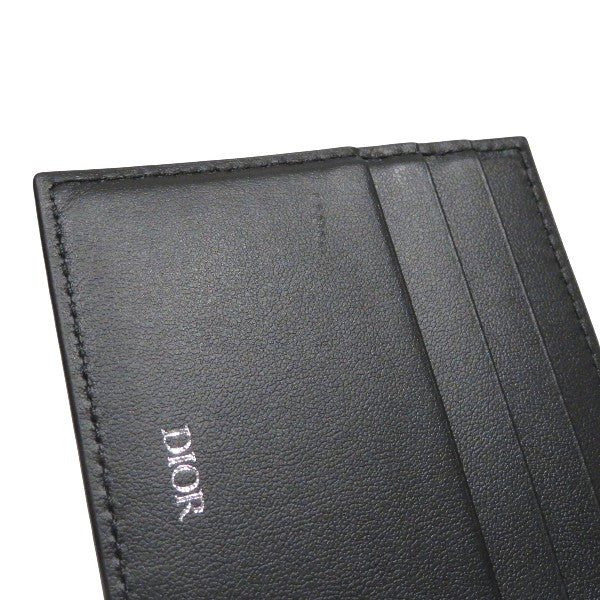 ディオール オブリーク ジャカード カーフスキン 二つ折り財布