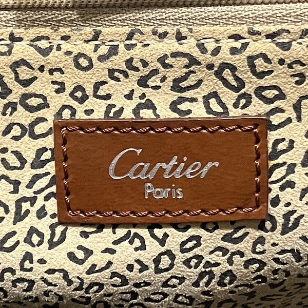 カルティエ パンテール レザートートバッグ