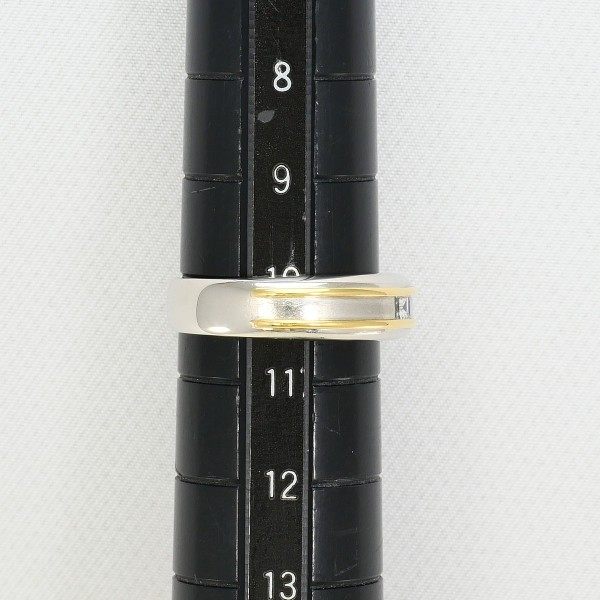 Pt900 Au750ダイヤモンドリング