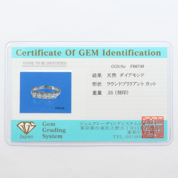 PT900 プラチナ ダイヤモンド リング