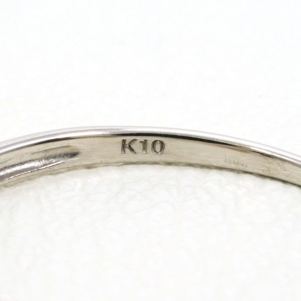 K10ホワイトゴールドダイヤリング