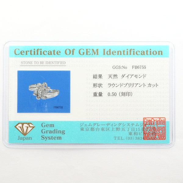PT900 プラチナ ダイヤモンド リング