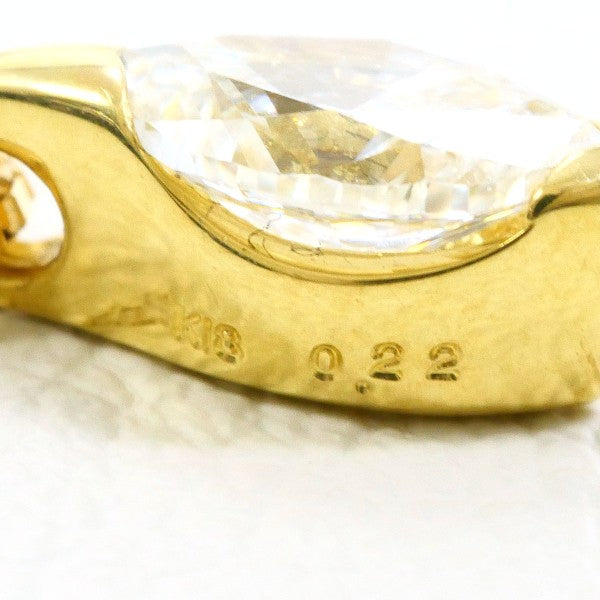 Au750イエローゴールド パール イエローダイヤモンド ネックレス