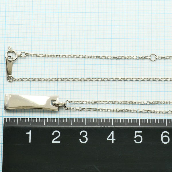 Au750 ホワイトゴールドネックレス