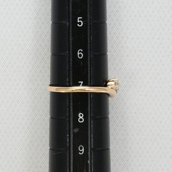 ヨンドシー K10ピンクゴールド ジルコニア リング