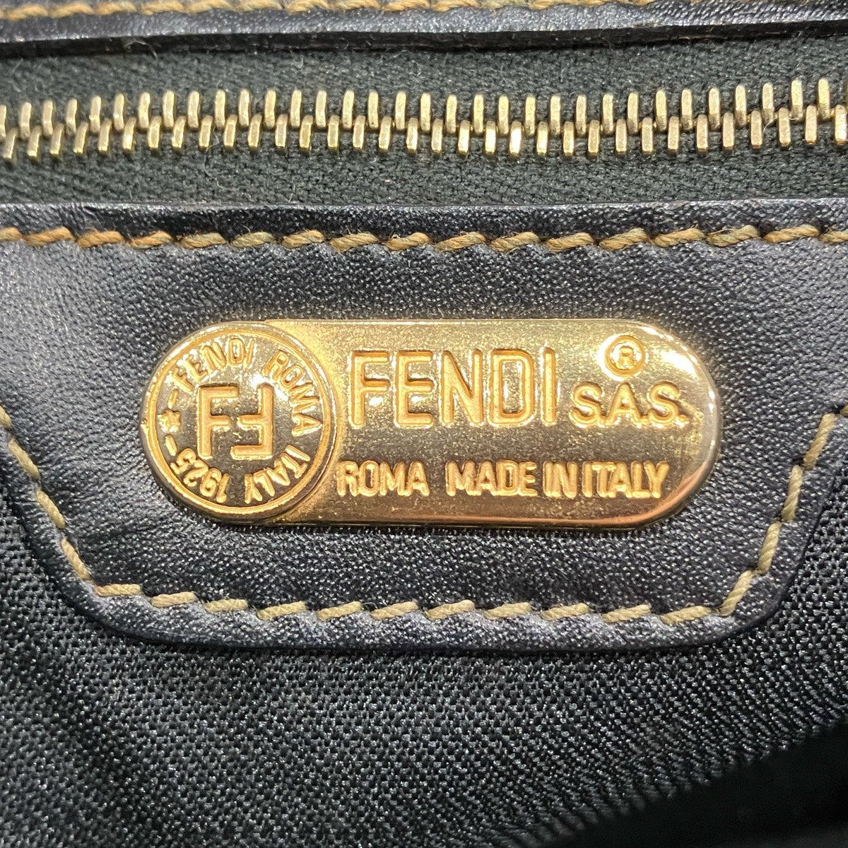 フェンディ PVC レザートートバッグ