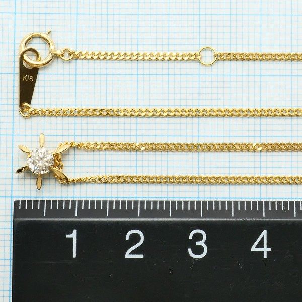 Au750 ダイヤ ネックレス