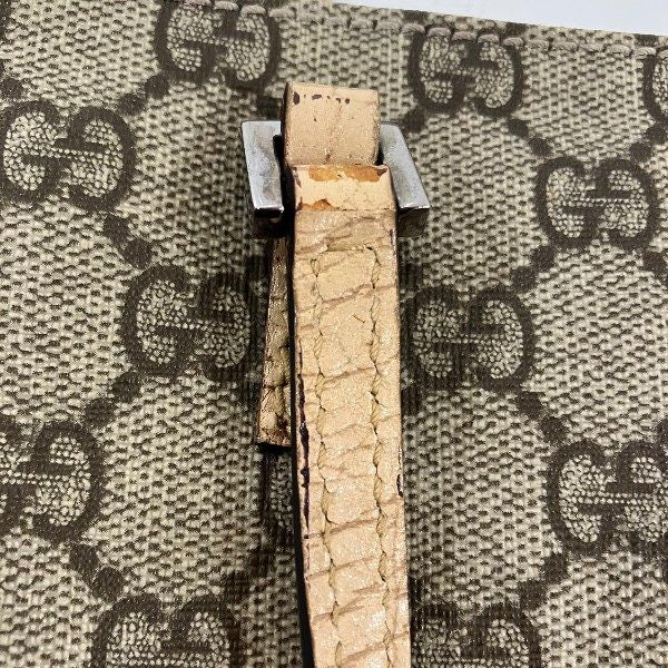 グッチ GGスプリーム レザー ハンドバッグ