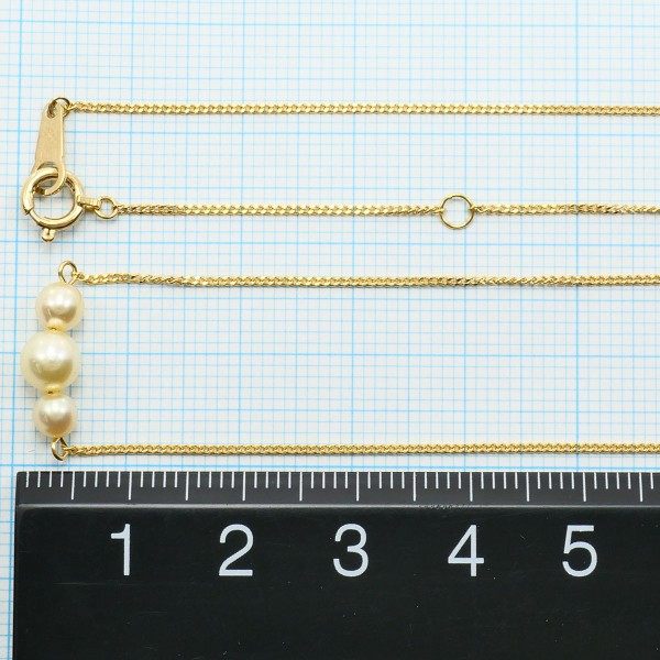 Au750 パール ネックレス