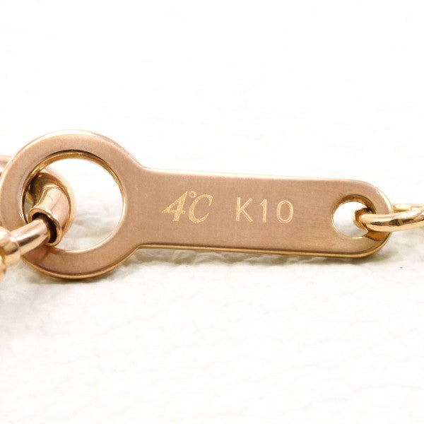 ヨンドシー K10ピンクゴールド ダイヤ ネックレス