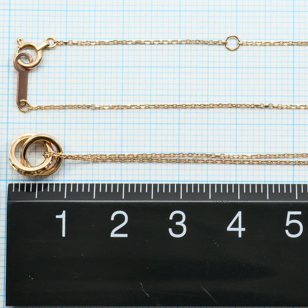 ヨンドシー K10ピンクゴールド ダイヤモンドネックレス