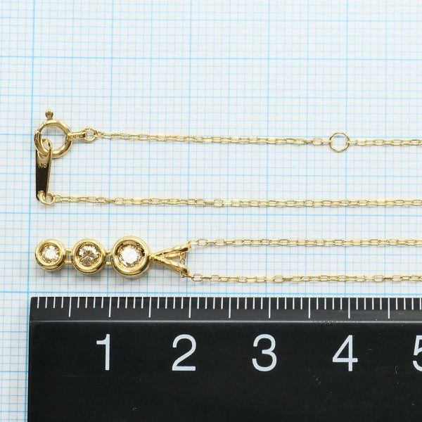 Au750 ダイヤモンドネックレス