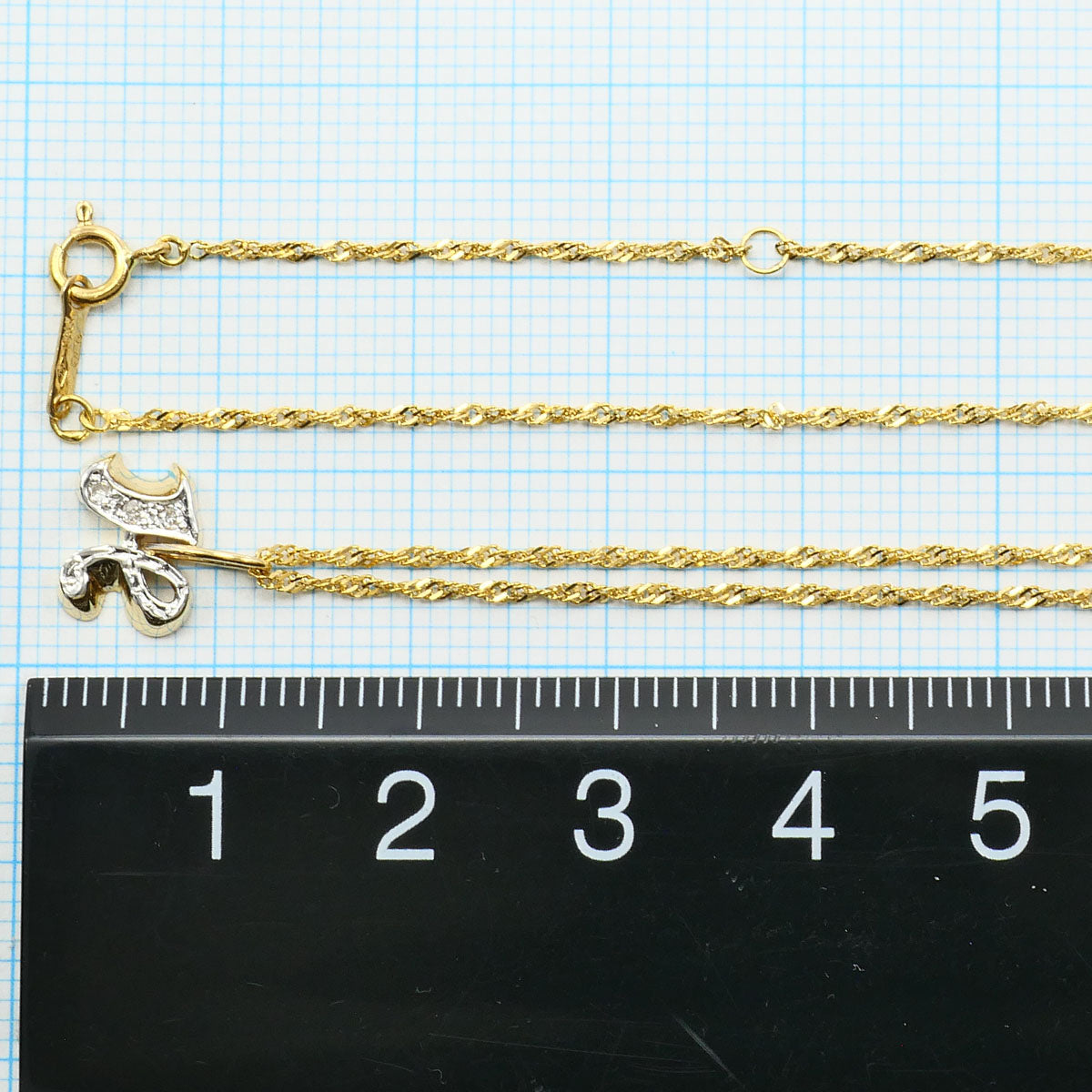 Au750 ダイヤモンドネックレス