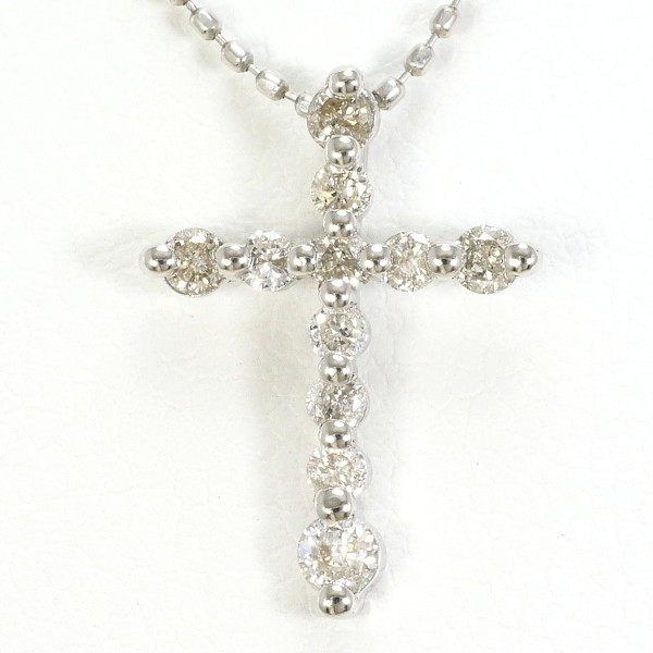 プラチナ ダイヤモンドネックレス PT900 PT850 0.30ct