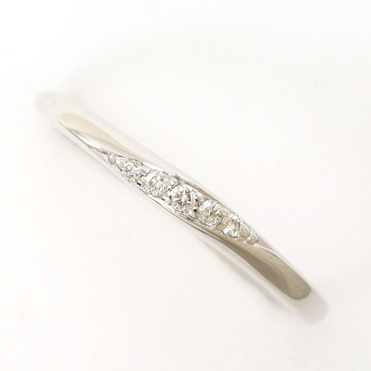 ヨンドシー K10ホワイトゴールド ダイヤモンドリング
