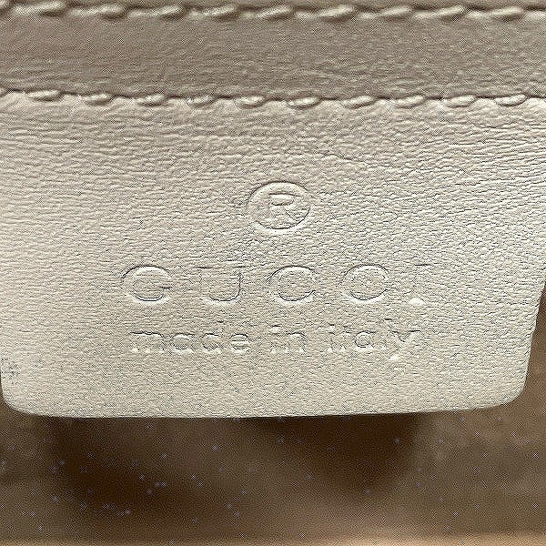 グッチ シルヴィ レザー ショルダーバッグ