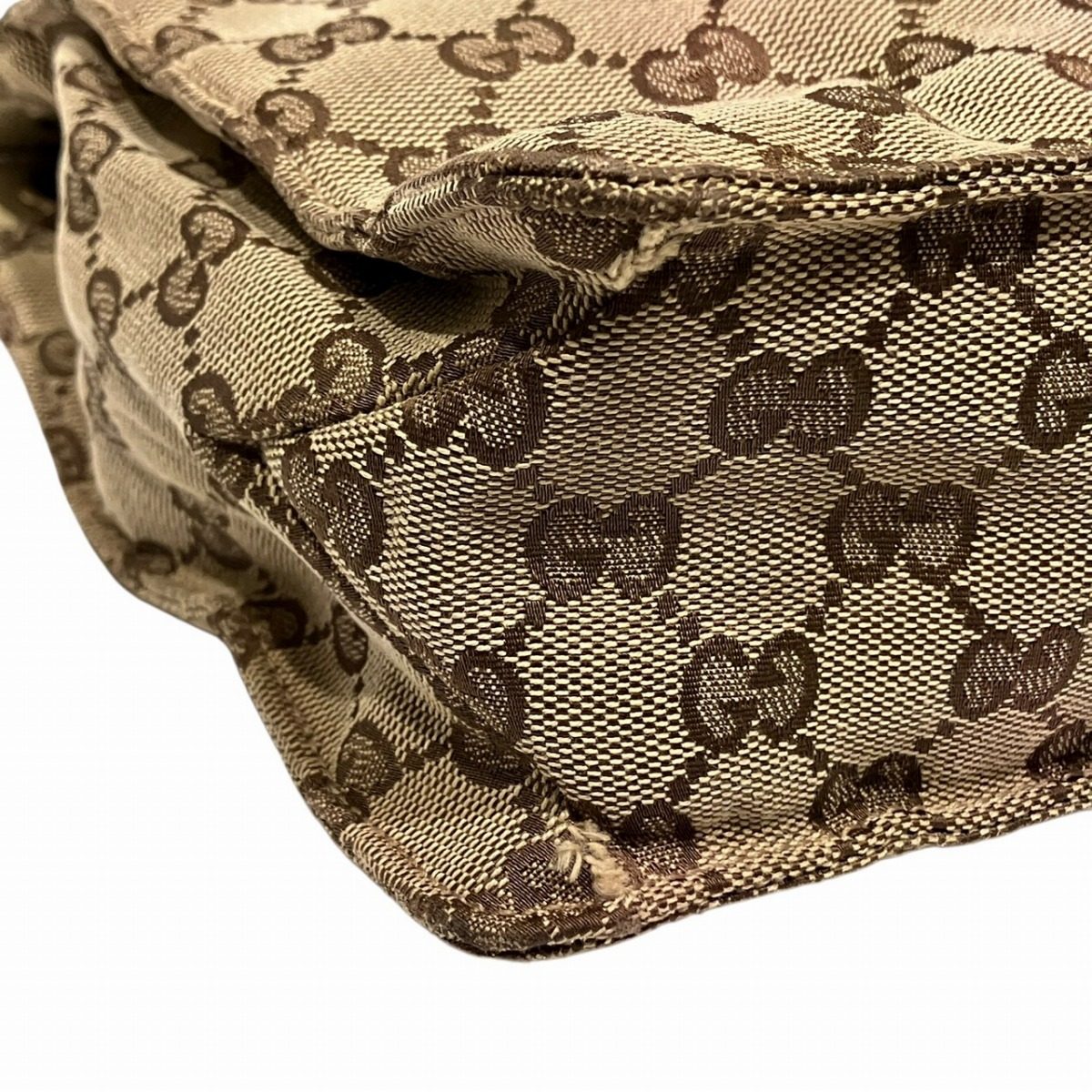 グッチ GGキャンバス レザーショルダーバッグ