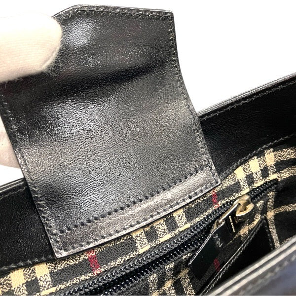 バーバリー レザーハンドバッグ