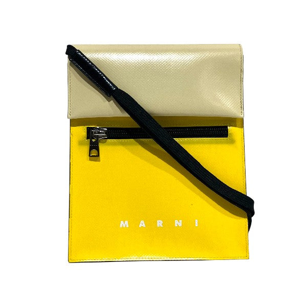 マルニ トライベカ ポリエステルショルダーバッグ