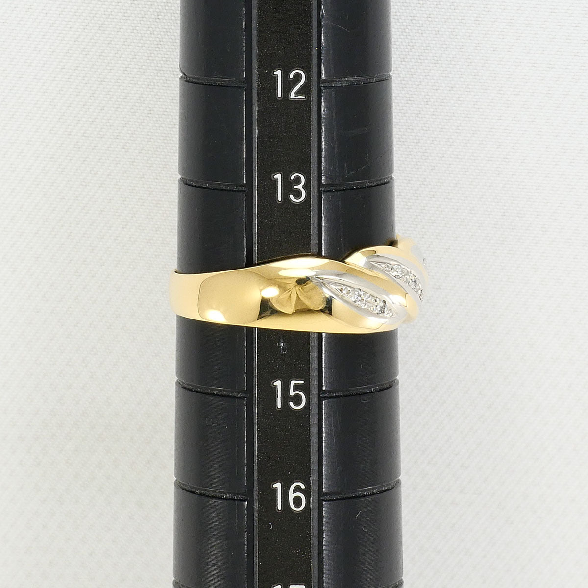 プラチナK18YGダイヤモンドリング