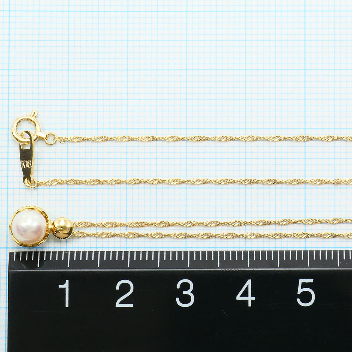 Au750パールネックレス