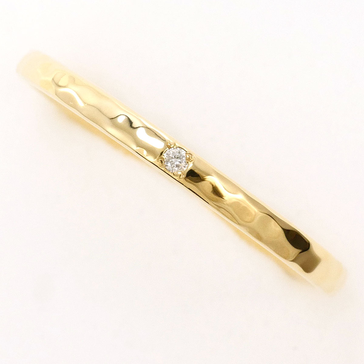 エテ K10イエローゴールド ダイヤモンド リング