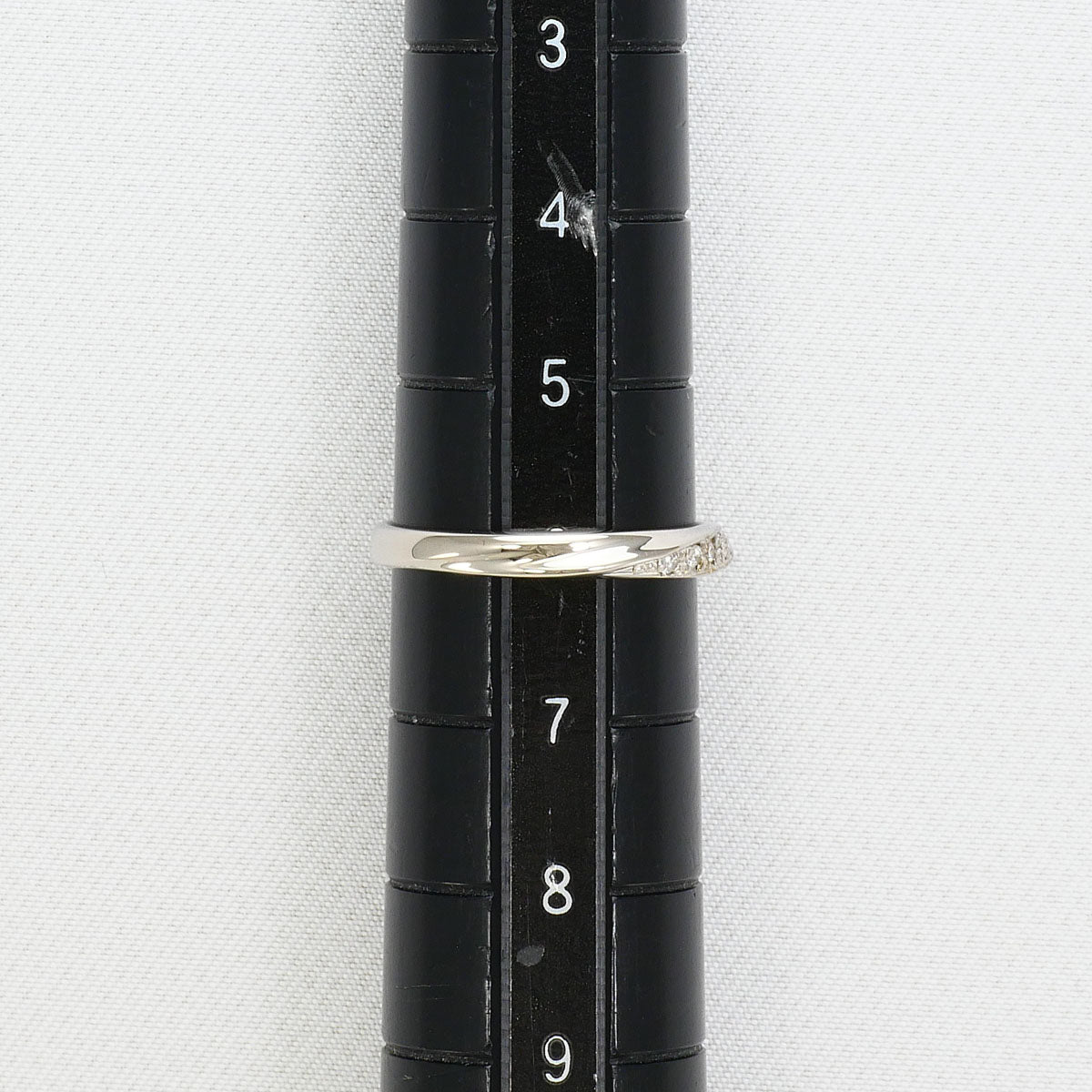 K10ホワイトゴールド ダイヤモンド リング