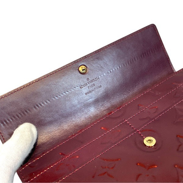 ルイヴィトン ポルトフォイユサラ ヴェルニ 長財布