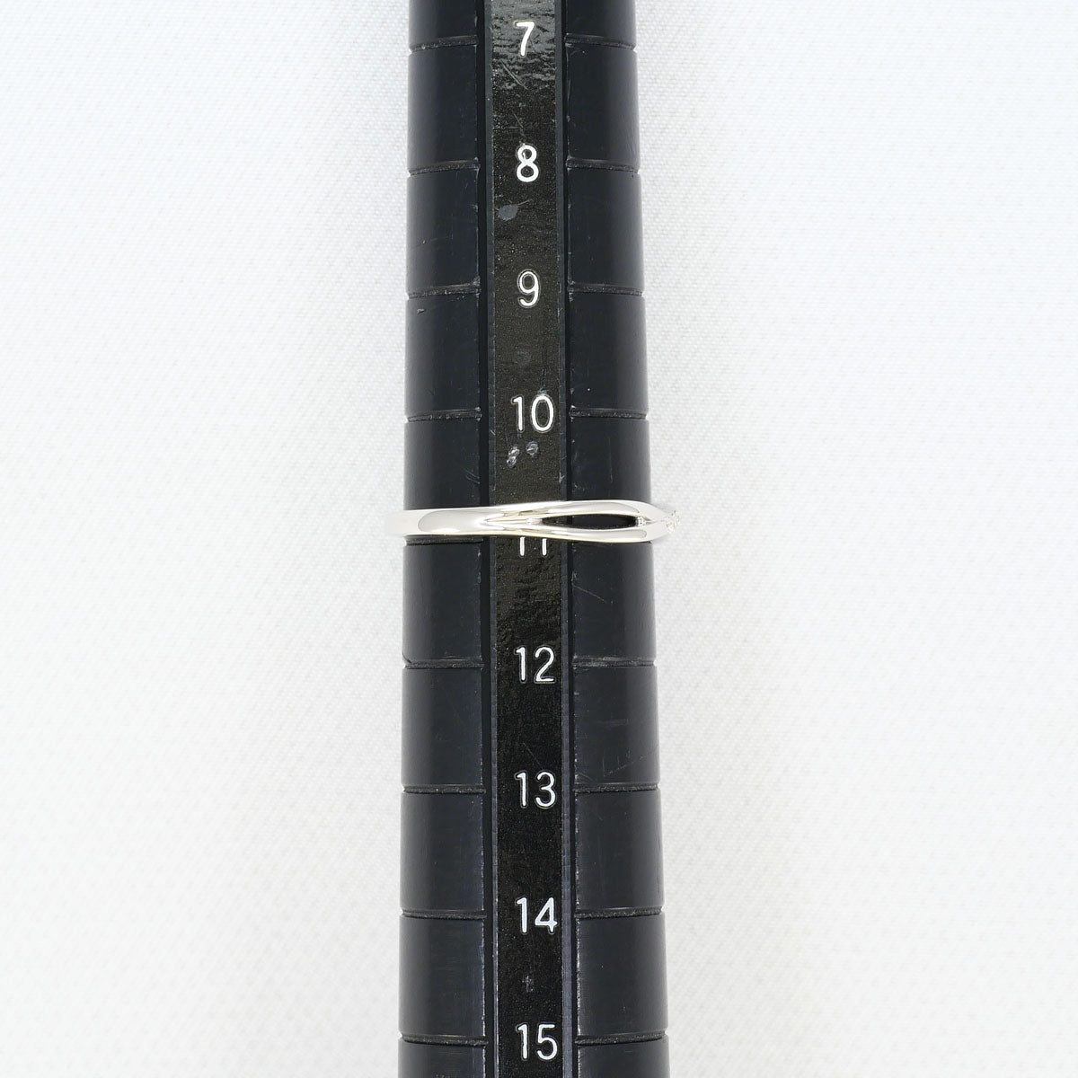 カナル4℃ K10ホワイトゴールド ダイヤモンド リング