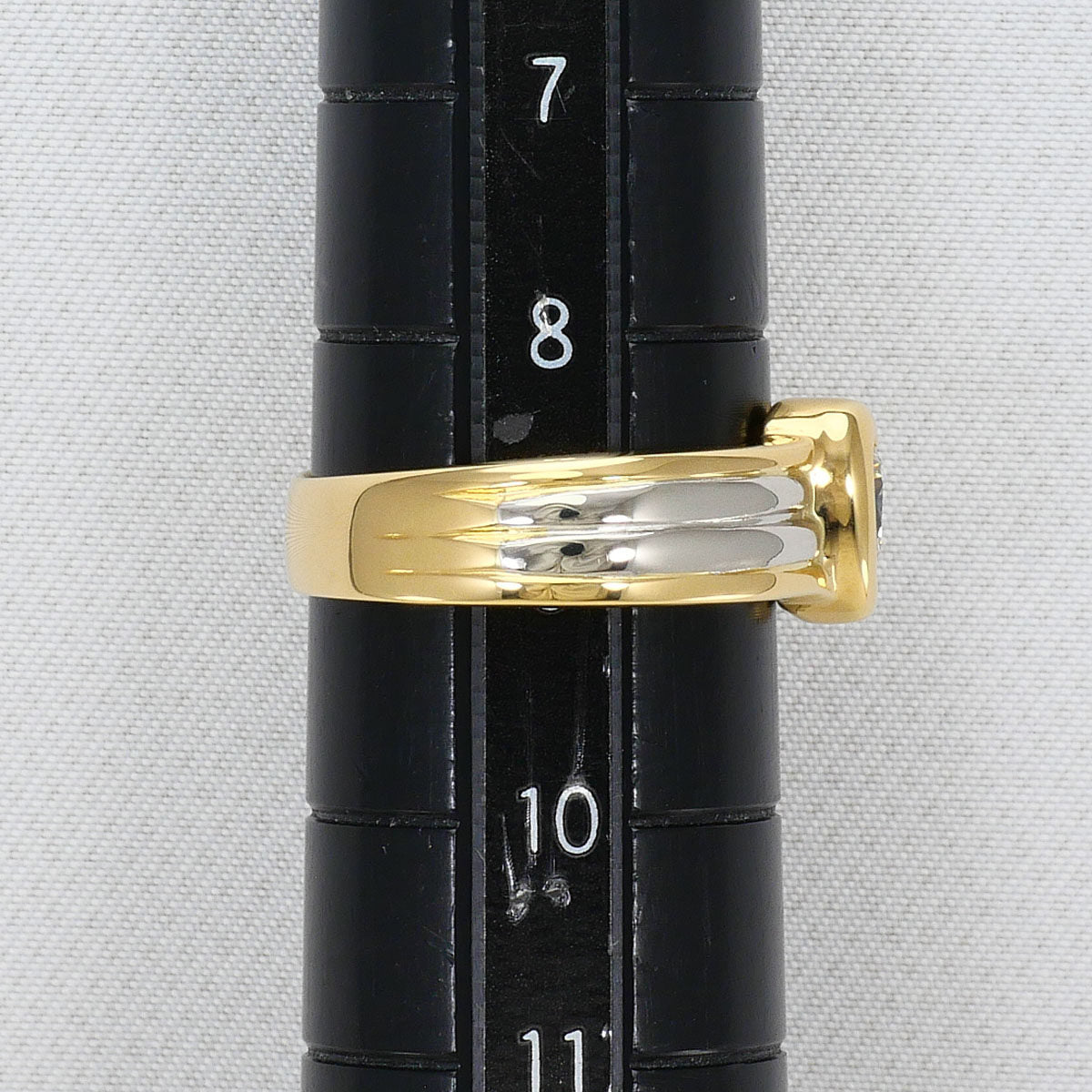 Pt900 Au750 ダイヤモンドリング