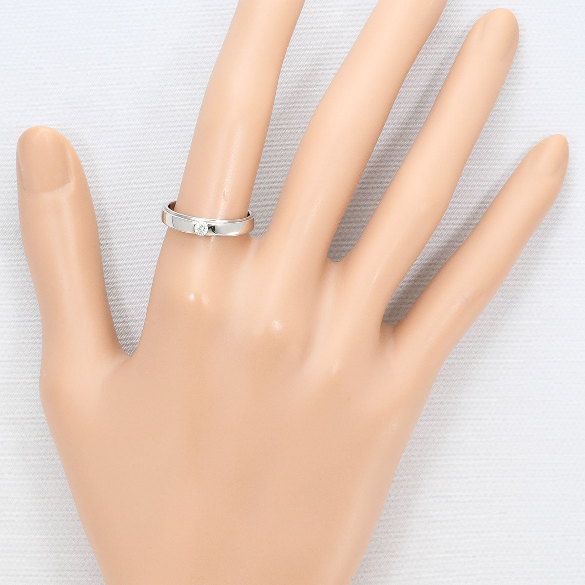 プラチナ ダイヤモンド ブルーダイヤモンド リング